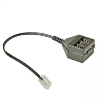 ROLINE Secomp Telephone Adapter RJ-45 (M) to TAE-NFN (F) Black