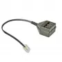 ROLINE Secomp Telephone Adapter RJ-45 (M) to TAE-NFN (F) Black
