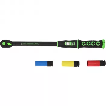 Zestaw kluczy dynamometrycznych KS TOOLS 512.0010, 1/2 inch, 40-200 Nm, z walizką
