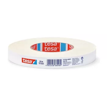 Taśma materiałowa Tesa biała 19,0 mm x 50,0 m 1 rolka