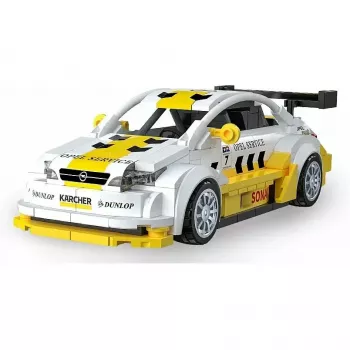 Zestaw klocków konstrukcyjnych Jamara CaDA Opel Astra V8 Coupe 1:24 Biały (212 elementów)