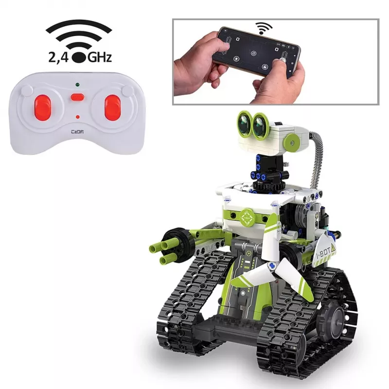 JAMARA CaDA I.Bot Code Robot 1:12 2.4GHz Building Block Robot Kit (570 Bricks)