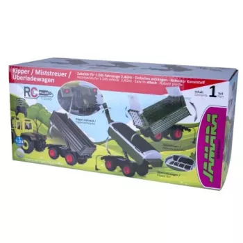 Jamara Overload Wagon Green for RC Tractor MB-trac 1000 1:24S (423268)