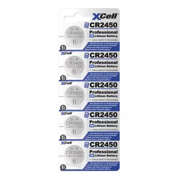 XCell CR2450 Bateria litowa guzikowa 3V 580mAh 5 szt. (145594)