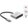 Delock USB Type-C Adapter to HDMI 4K 60 Hz with USB Type-A and USB Type-C PD 3.1 140 W