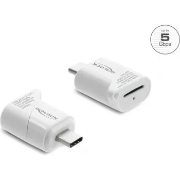 Czytnik kart Delock Mini USB Type-C do kart Micro SD