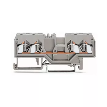 WAGO Through Terminal Block Grey 0.08-2.5 mm² 280-833