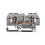 WAGO 282-901 3-przewodowa listwa zaciskowa CAGE CLAMP, 10 mm², szary, szyna DIN 35
