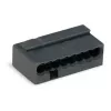 WAGO 243-208 PUSH WIRE® Złącze, Szary, 6 A, 100 V, 2 Przewody, 0,5-1,5 mm²