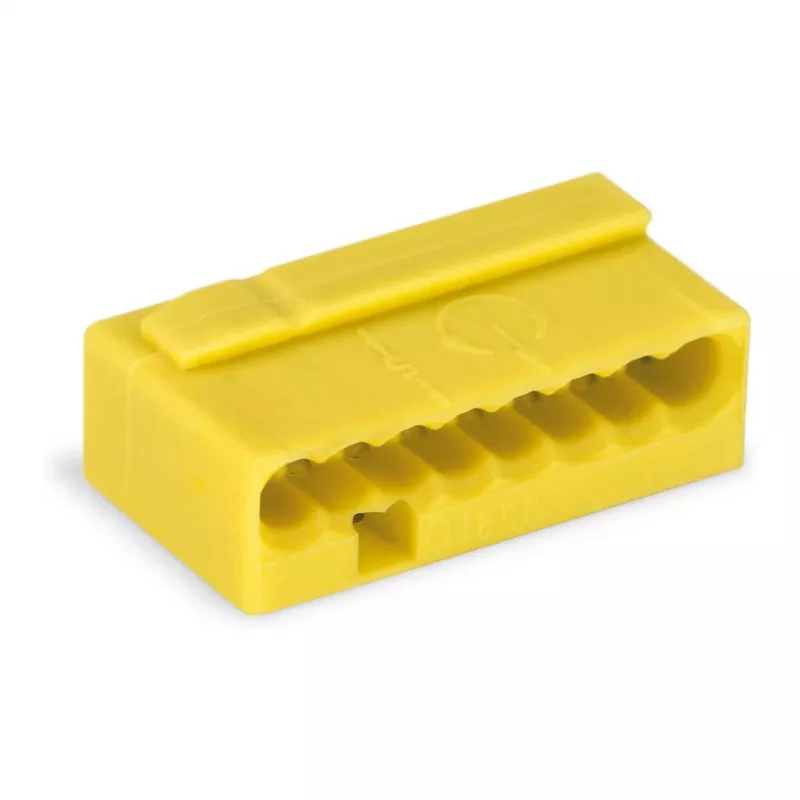 WAGO 243-508 PUSH WIRE® Złącze 8-przewodowe Żółte 6A 100V