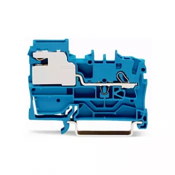 WAGO 2002-7114 2-przewodowa listwa zaciskowa Push-in, 2,5 mm², 800 V, szary