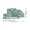 WAGO 2003-7642 - 5.2 mm - 96 mm - 42.3 mm - 400 V