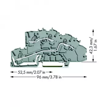 WAGO 2003-7642 - 5.2 mm - 96 mm - 42.3 mm - 400 V