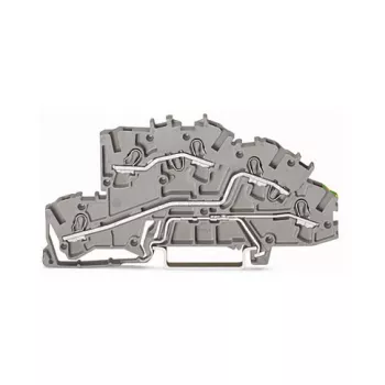 WAGO 2003-7645 TOPJOB S 4-przewodowa listwa zaciskowa przelotowa, szara, 32A, 1000V, Push-in CAGE CLAMP, szyna DIN