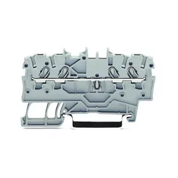 WAGO Przelotowa Listwa Zaciskowa 4 mm², Szara, 32 A, 800 V, CAGE CLAMP®