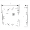 Siemens SIRIUS 3RQ4 Przekaźnik sprzęgający wtykowy, 230 V AC/DC, 3 NO + 1 NC, zaciski śrubowe