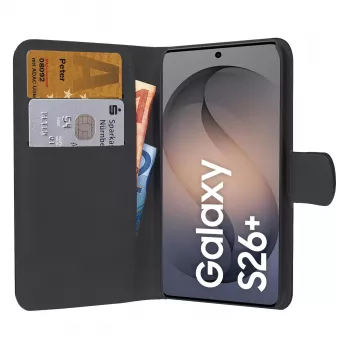 PEDEA Book Cover Classic do Samsung Galaxy S26 Plus, Czarny