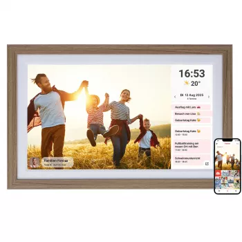 Rollei Smart Frame 212 21.5-calowa duża cyfrowa ramka do zdjęć brązowa