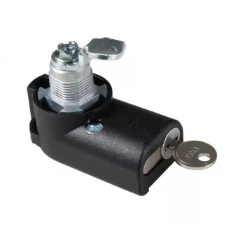 EFB Elektronik Compact Turning Handle - Rack-Griff, czarny, cynk odlewany ciśnieniowo