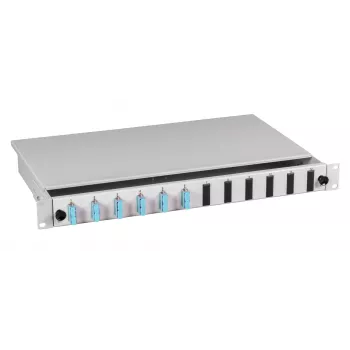 EFB Electronics Splice Box SC 50/125µm OM4 Non-Extendable 12 Pigtails/6 Couplings