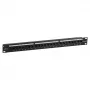 EFB-Elektronik ECOLAN Patch Panel UTP 24xRJ45 Cat.6 19 inch 1U RAL9005 Czarny