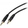 EFB-Elektronik Przewód audio, wtyk stereo 3,5 mm, 5 metrów, czarny