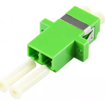 Sprzęgacz światłowodowy EFB Electronics LC Duplex OM5, limonkowy, tuleja ceramiczna, obudowa SC Simplex