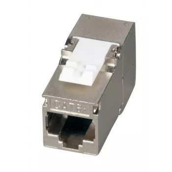 EFB Elektronik RJ45 Keystone Slimline Cat.6A Silver STP PVP Component 12-Pack - Power over Ethernet - RJ-45