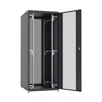 EFB Elektronik PRO 42U 19-calowa szafa serwerowa Szafa sieciowa Jet Black RAL 9005 800x1000mm