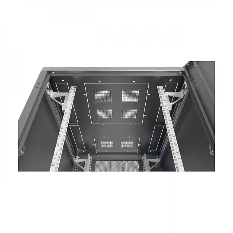 EFB Elektronik PRO 42U 19-calowa szafa serwerowa Szafa sieciowa Jet Black RAL 9005 800x1000mm
