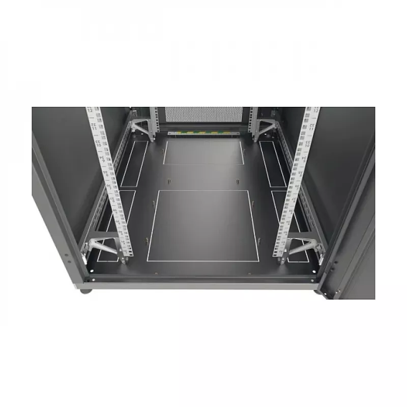EFB Elektronik PRO 42U 19-calowa szafa serwerowa Szafa sieciowa Jet Black RAL 9005 800x1000mm