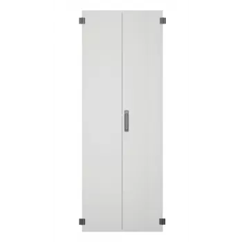 EFB PRO-TUR428S2.GR Drzwi szafy dla PRO 42HE, Szerokość 800 mm, Stal, 2-częściowe, Uchwyt obrotowy, RAL 7035 Jasnoszary