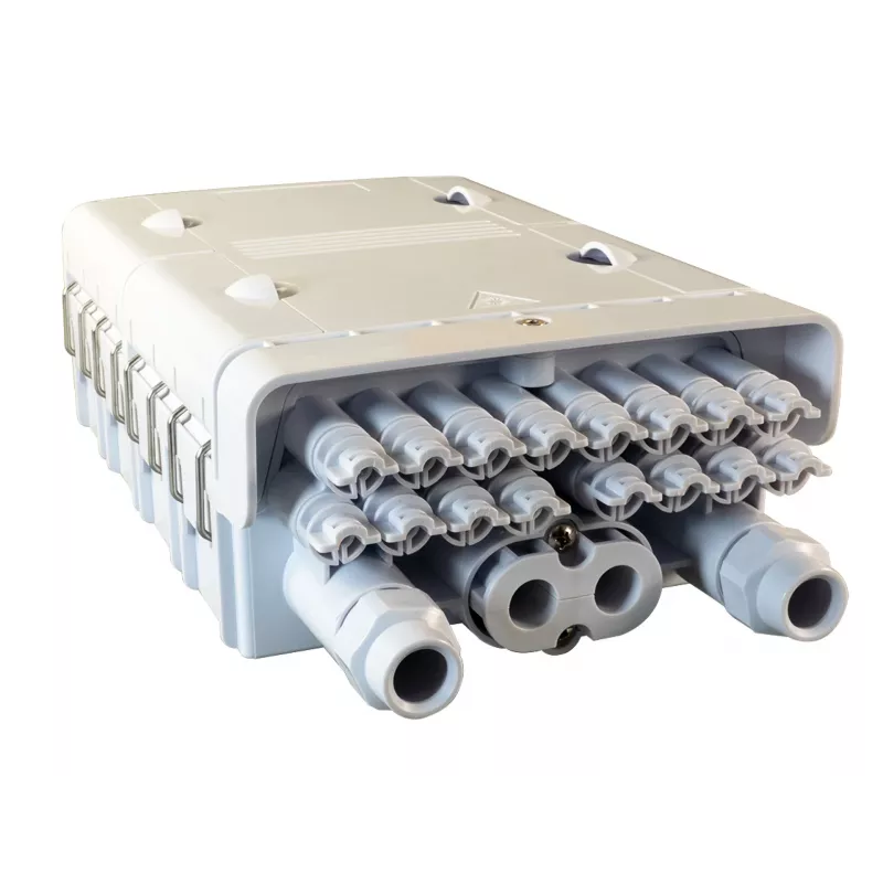 EFB FTTH IP65 Outdoor Distribution Box for 96 Fibers with Splice Trays and Fiber Overlength Storage (FTTH-BOX-OUT-6)