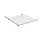 EFB Electronics 19 cali 0.5U Półka stała, głębokość montażu 750-850 mm, nośność 70 kg, głębokość szafy 1000 mm, jasnoszary (RAL 7035)