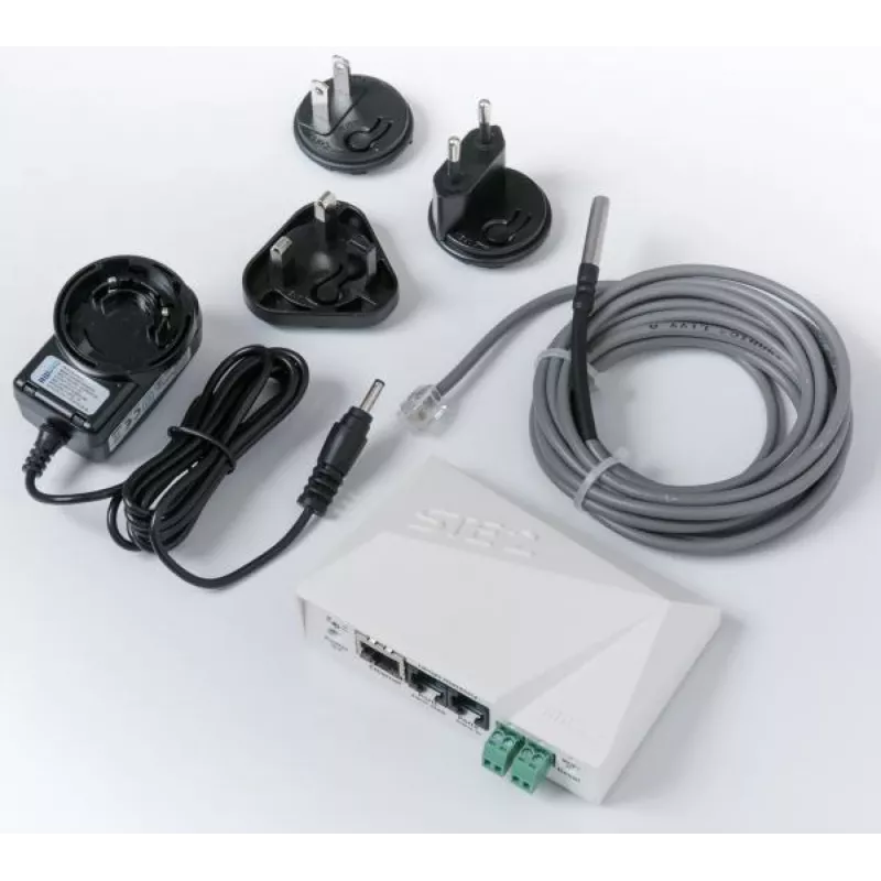 EFB Elektronik IP Termometr z powiadomieniami e-mail, LAN, WiFi, PoE, SNMP