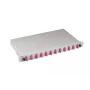 EFB Elektronik B71203L24OM4 Fiber Optic Splice Box SC 50/125µm OM4 Sliding, 24 Pigtails / 12 Adapters