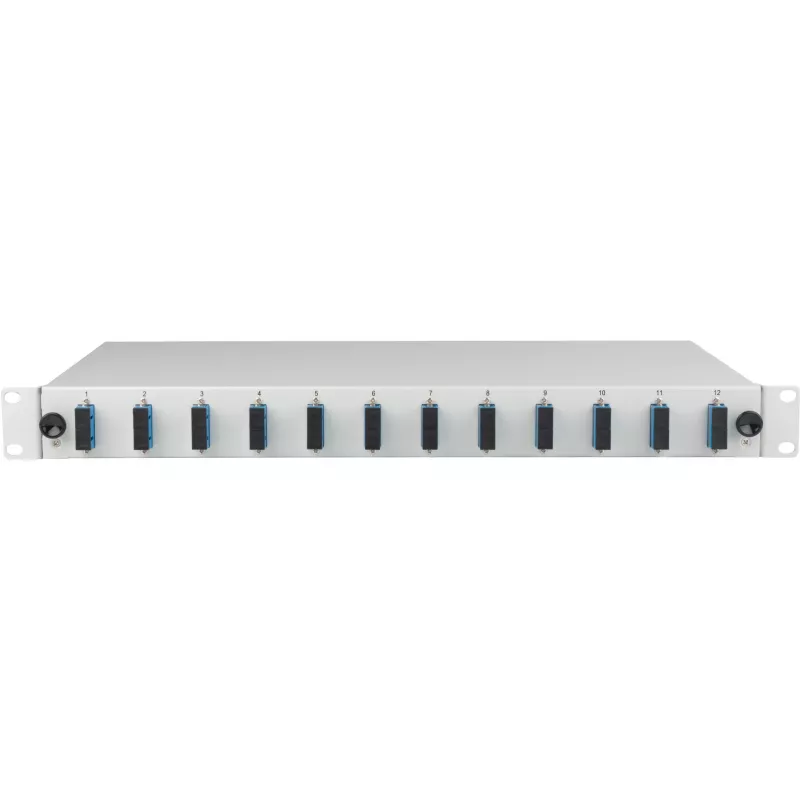 EFB Splice Box SC OS2 Extendable 24 Pigtails 12 Couplings 1U Rack
