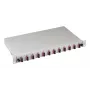 EFB Elektronik Splice Box SC 50/125 µm OM4 Rozszerzalny, 24 Pigtails Offset / 12 Sprzęgów