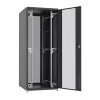 EFB ELEKTRONIK 19 inch Server Rack PRO 24HE, 800x1200 mm, Single-Section Front and Rear Door, RAL 7035