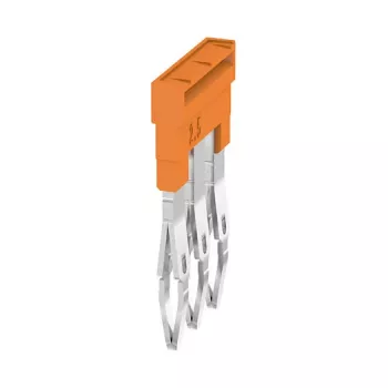 Weidmüller ZQV 2.5N 3 Cross-Connector, A-Series, 2.5 mm², 3-Pole, Orange
