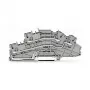 WAGO 2003-6642 Zacisk przelotowy, TOPJOB® S, 2-przewodowy, 4 mm², szary, 800 V, 24 A