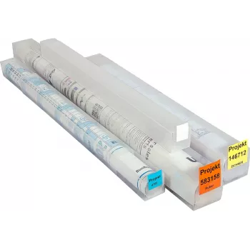 Eichner Planhülse 4.5 cm Transparent - Tubus do przechowywania dokumentów