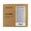 Karta LogiLink PCI Express USB 3.2, 5 Gb/s, 2 zewnętrzne + 3 wewnętrzne porty USB-A