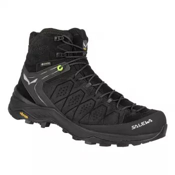 SALEWA Alp Trainer 2 Mid GTX Buty Trekkingowe Czarny/Czarny UK 9 (EU 43)