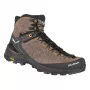 SALEWA Alp Trainer 2 Mid GTX Buty Trekkingowe - Orzech/Pomarańczowy Fluorescencyjny - UK 9 (EU 43)