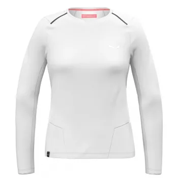 Salewa Pedroc Dry Tee Women's Technical T-Shirt - White, Size M