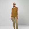 Salewa Eagle Minilogo Am Tank Top - Golden Brown - Rozmiar M