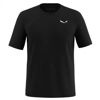 Salewa Eagle Minilogo AM T-Shirt - Black Out, rozmiar M