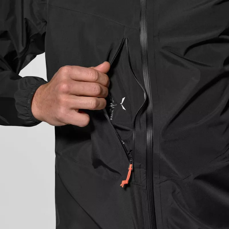 Kurtka Salewa Agner 3 PTX 3L - Black Out - Rozmiar S