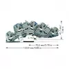 WAGO 2005-7646 Zacisk przelotowy, 3-przewodowy, 400V, 24A, 2,5mm², szary